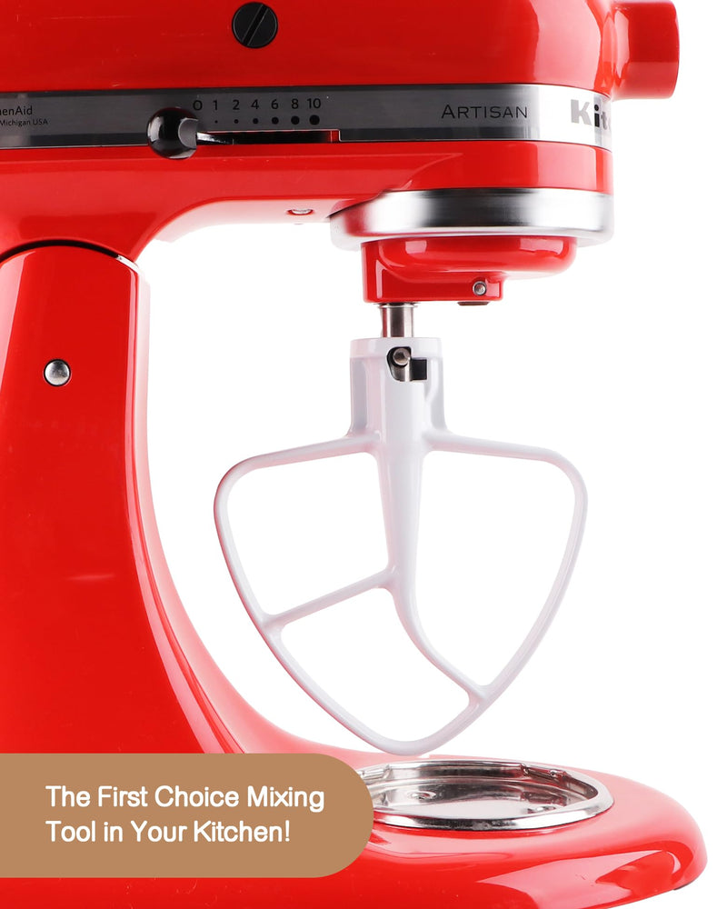 K45B Coated Flat Beater, Compatible with KitchenAid Paddle for Mixer, KitchenAid Accessories and Attachments Fits for 4.5-5 Quart Tilt-Head Stand Mixer