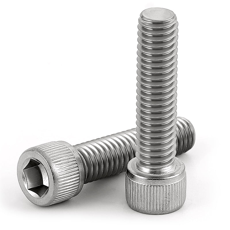 M6-1.0 x 20mm Socket Head Cap Screws Metric, Allen Socket Drive, Stainless Steel 18-8 (304), Full Thread, Bright Finish, Machine Thread, Pack of 20 M6 x 20mm