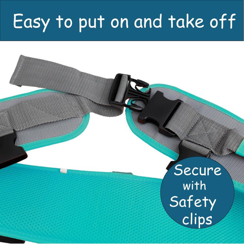 Gait Belt with Handles Used as Gate Belts for Physical Therapy, Gate Belts Medical for Elderly, or Safety Belt for Elderly Walking to Walking or Transfer in Physical Therapy or Daily Life, Green, XL XL: 39"-47"
