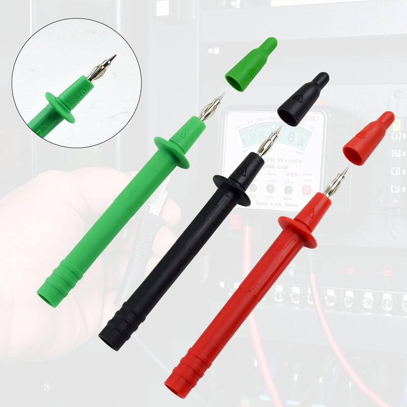 ZIBOO FTL1550B Test Leads with Alligator Clips for Fluke 1550C FC /1555 FC Insulation Tester Compatible with Fluke TL1550B