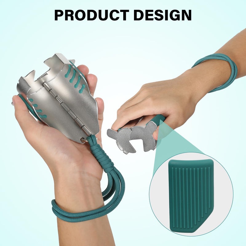 Hand Bud Debudder Tool - Bud Stripper | Bud Bucker, Quickly Separate Buds from Stems, Bud Trimmer Companion, with Dark Green Non Slip Pads and Lanyard