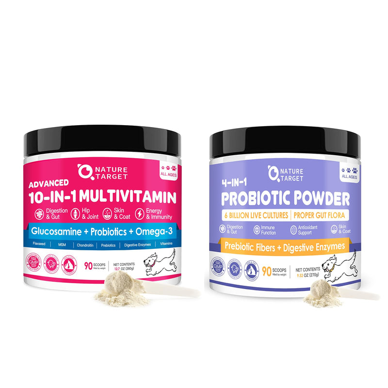 Dog Vitamins Powder and Probiotics for Dogs Powder