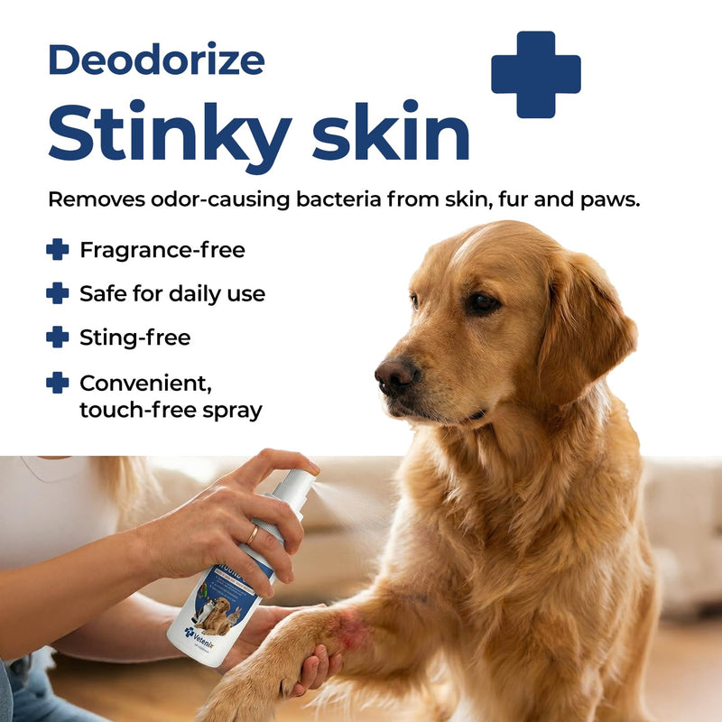 Dog Wound Care Spray | Healing Aid and Skin Repair, Clean Wounds, Relieve Dog Skin Allergies, Safe for All Animals. 3.38 Ounces