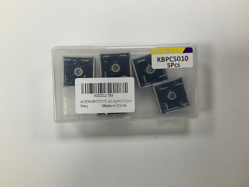 KBPC5010 Bridge Rectifier Diode 50A 1000V KBPC 5010 Electronic Silicon Mini Rectofier Diodes Ac to Dc 50 Amp 1000 Volt (Pack of 5Pcs) KBPC5010