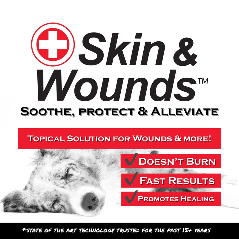 Show Out Skin & Wound Spray for Dogs & Cat - Remedy for Dog Hot Spot, Cleans and Repairs skin, Wound Care, Relief for Hot Spots, Skin Allergies, Dry, Itching Skin (Makes 32 oz of Solution for Pet)
