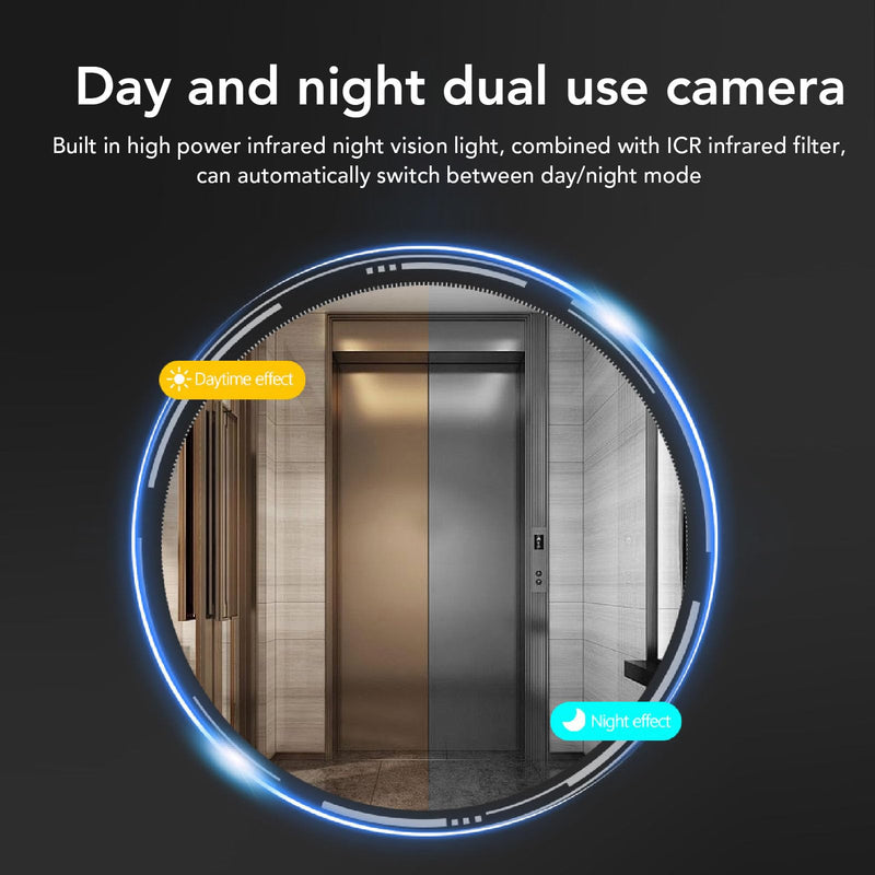 Video Doorbell, Video Intercom System, Night Vision, Two Way Voice, 170° Viewing Angle, Doorbell with Camera Monitor, Doorbell for Villa House Office Apartment