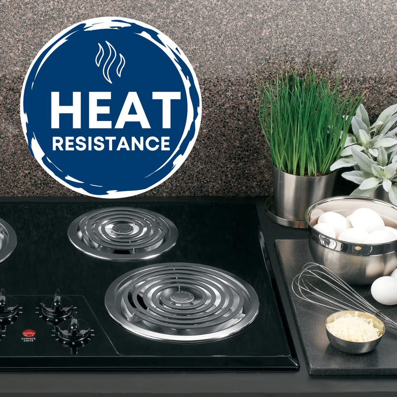 GE GE68C OEM 6" and 8" Drip Pan Kit (Chrome) Appliances Electric Range or Stoves Kitchen