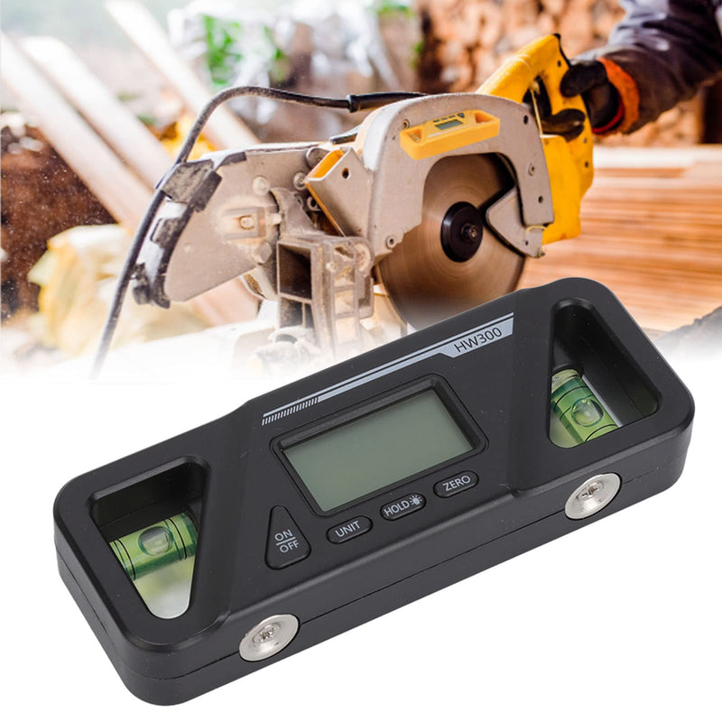 Digital Level with Magnetic Base, LCD Backlit Digital Inclinometer, High Precision Angle Finder, Zero Calibration Electronic Level Tool for Woodworking Car Repair
