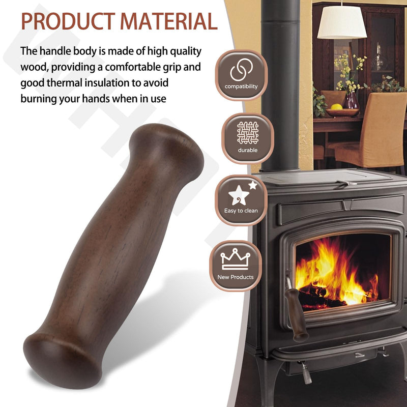 250-00594 Wooden Handle Compatible with Avalon Olympic Stove & Insert
