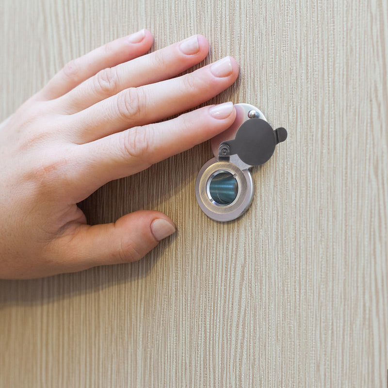 Peephole Cover, 10 pcs Door Viewer Peephole Cover Cat Eye Back Peep Hole for Apartment Door Door View Protector for Dormitory Hotel Home