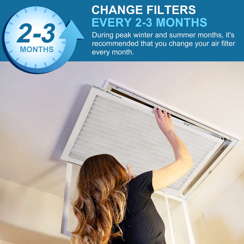 LotFancy 14x20x1 Air Filters, MERV 8 AC Furnace Filters, 4 Pack MPR 600 Pleated Air Conditioner HVAC Filters 14x20x1(4 Pack)