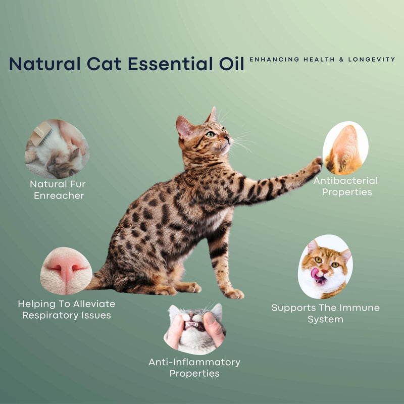 Natural Cat Stop Meowing Collar (Copaiba Scent)
