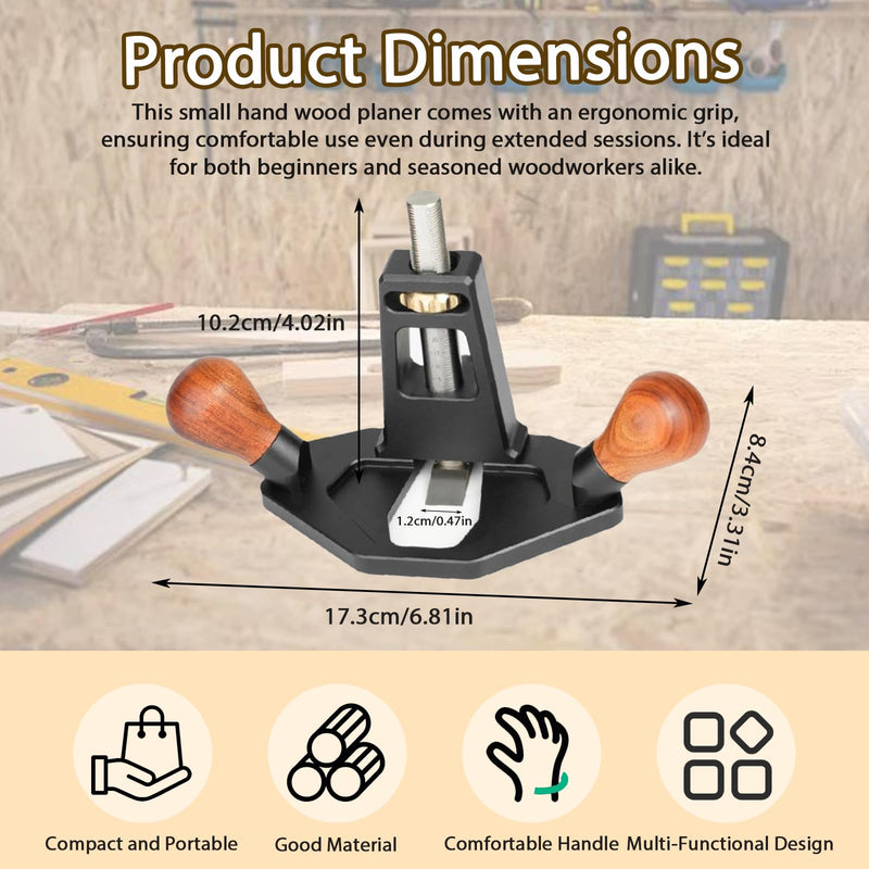Router Plane, Handheld Router for Woodworking, Router Plane for Woodworking for Wood Crafting, Surface Smoothing, Cutting Dados Grooves Mortise