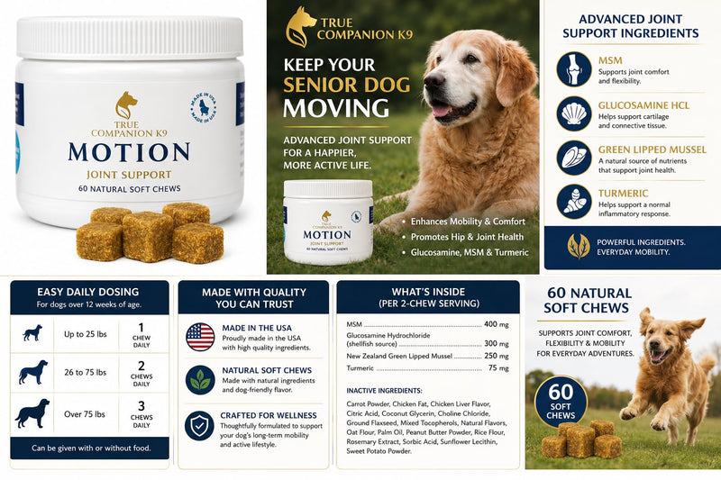 Motion Joint Support Soft Chews for Dogs