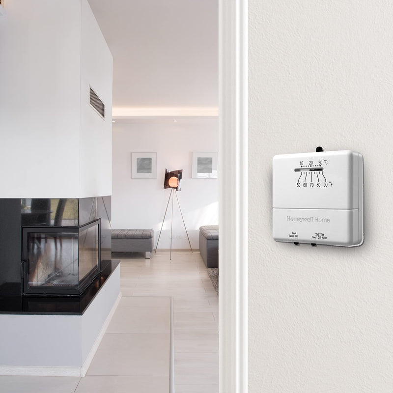 Honeywell Home CT30A1005 Non-Programmable Mechanical Thermostat, White