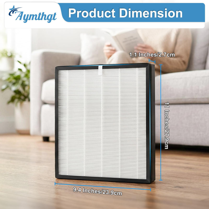 4 Pack Replacement Filter for AP380 Air Cleaner Purifier