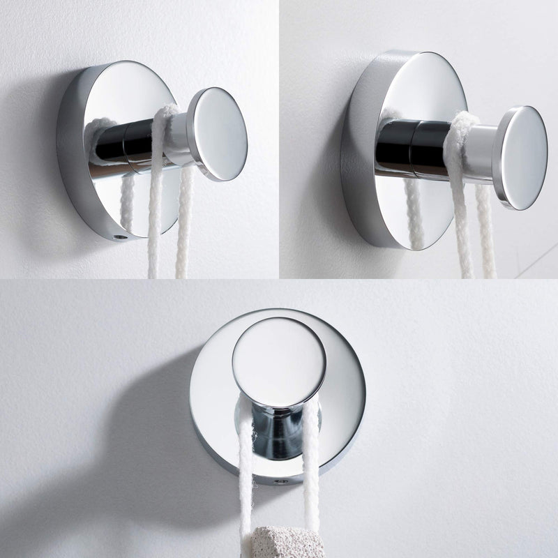 KRAUS Elie Bathroom Robe and Towel Hook, Chrome Finish, KEA-18801CH
