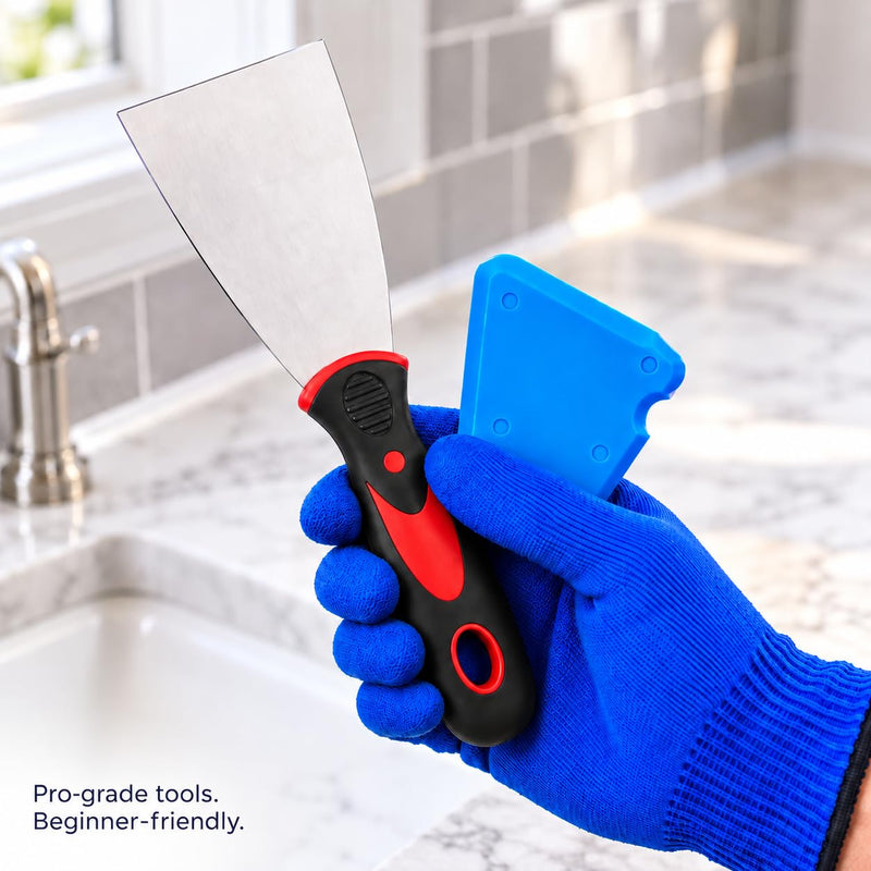 7-Piece Caulking Kit with Caulk Gun