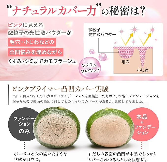 Shiva SPF32 PA+++ Pink Primer, 0.3 oz (10 g), Cream, Makeup Base, Covers Pores, Hides Fine Lines, Prevents Glare, Won't Crumble Sunscreen, Primer - NewNest Australia