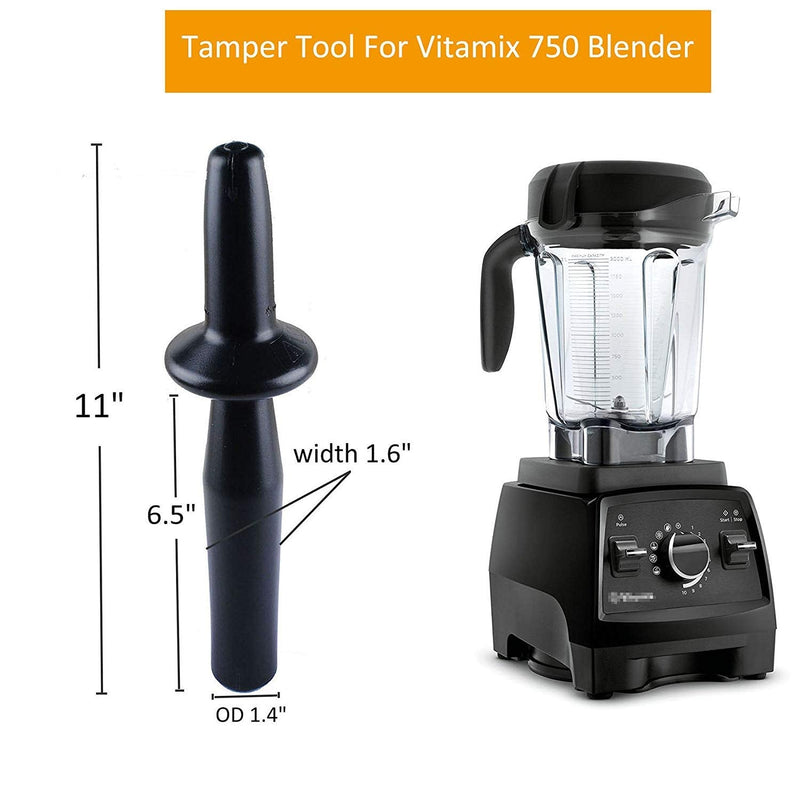 Vitamix Low Profile Tamper for Low Profile 64-Ounce and 40-Ounce Vitamix Containers Only Black