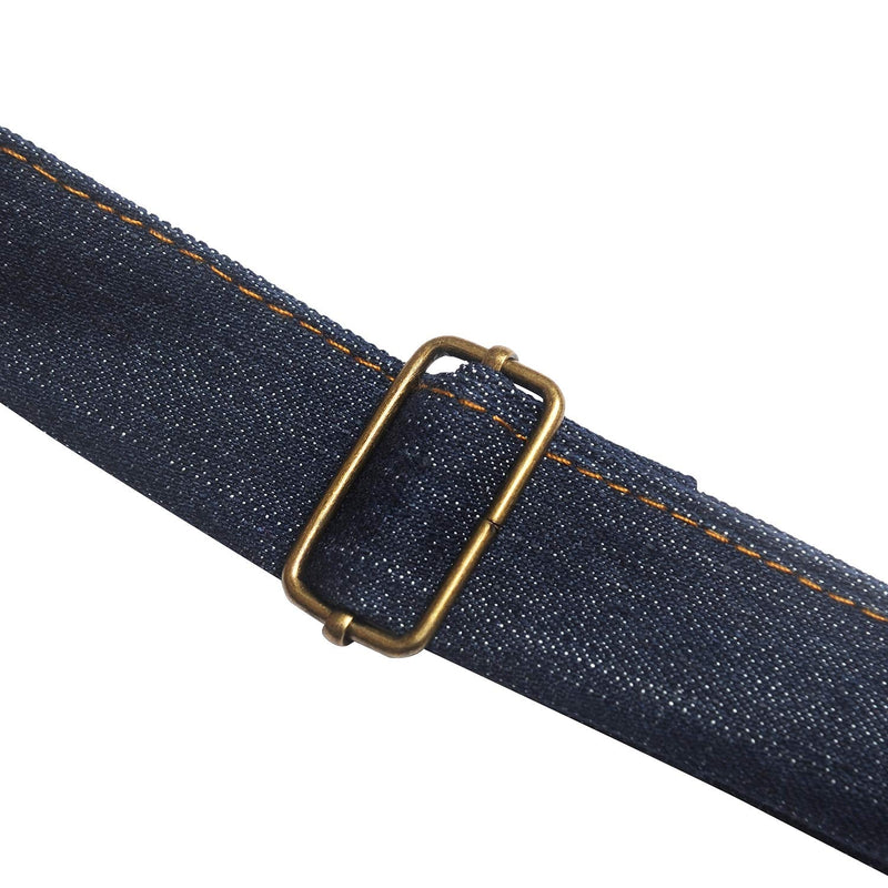 Denim Jean Tool Apron with 4 Pockets Waterproof Adjustable Canvas Lightweight Work Apron Blue