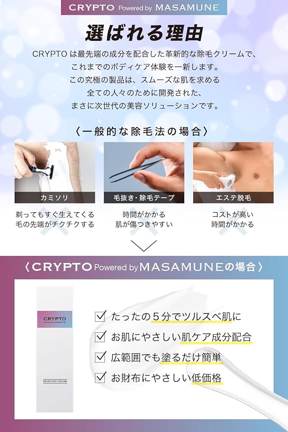 CRYPTO VIO Hair Removal Cream, Men's, Women's, Medicinal Use, Ministry of Health, Labor and Welfare Approved, V-Line, For Body, Unisex, 7.1 oz (200 g), Quasi Drug, Made in Japan - NewNest Australia