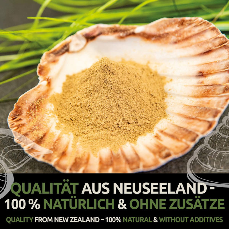 GreenPet green-lipped mussel for dogs and cats 100g - natural green-lipped mussel powder to support joint function, green-lipped mussel for dogs and cats, high acceptance - PawsPlanet Australia