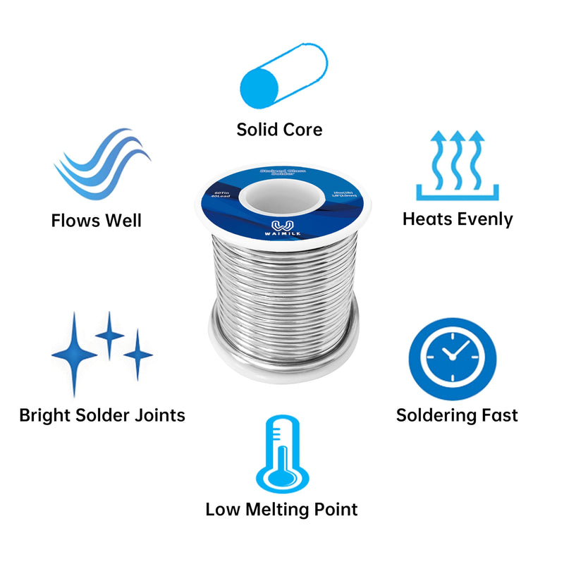 60/40 Solder for Stained Glass 3.0mm (1lb) 1