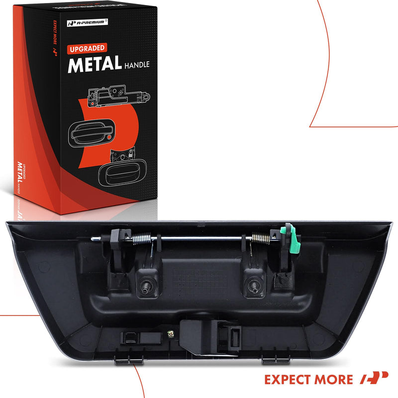 A-Premium Upgraded Metal Tailgate Handle Liftgate Latch Handle with Camera Hole Compatible with Ford F-150 F150 2015 2016 2017, Textured Black