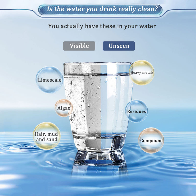 Water Pitcher Filter Replacement for LifeStraw Water Filter Pitchers and Dispensers.Can Effectively Remove Dirt, Sand, Cloudiness Microplastics, PFAS, 30+ Contaminants From Water 7 PCS