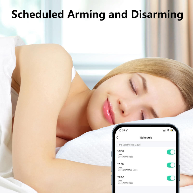 Home Security System, Wireless WiFi Tuya Smart Home Alarm System, No Monthly Fee, for Kids and Pet Safety, Compatible with Alexa and Google, for Apartment House Office, Villa(11 Pieces) G30 Alarm System