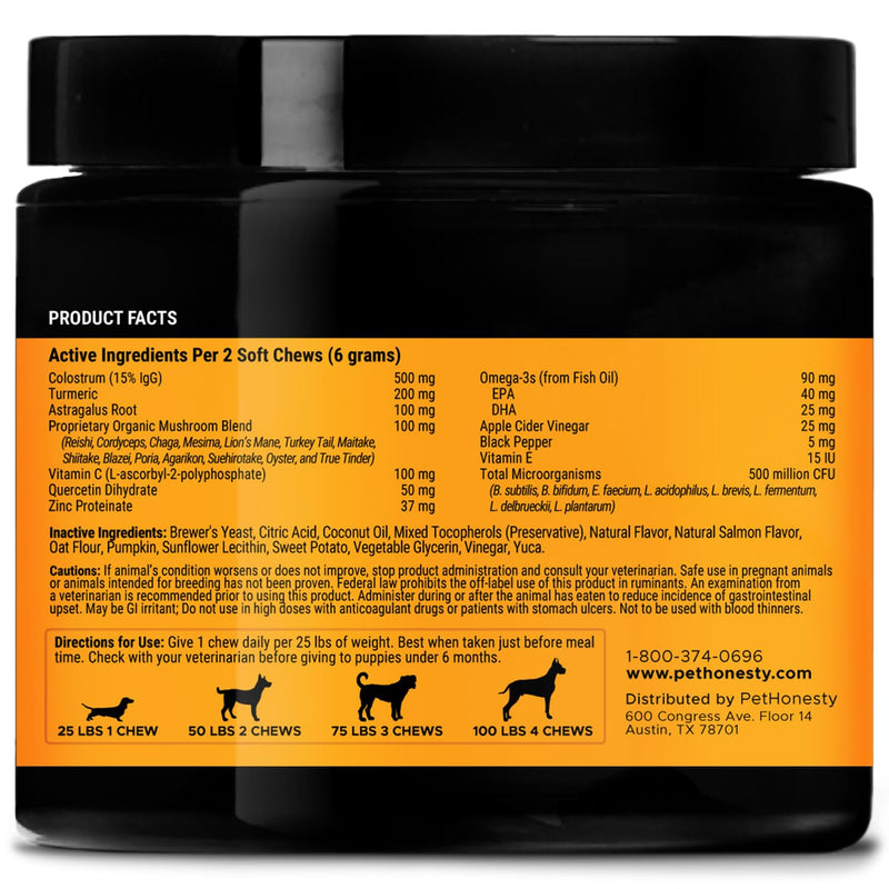 PetHonesty Allergy Support + Hip & Joint Health Soft Chew Bundle - Skin & Seasonal Pollen Allergies - Itch Relief for Dogs - Joint Support, Chondroitin, MSM, Turmeric, Pet Joint Pain Relief Vitamin - PawsPlanet Australia