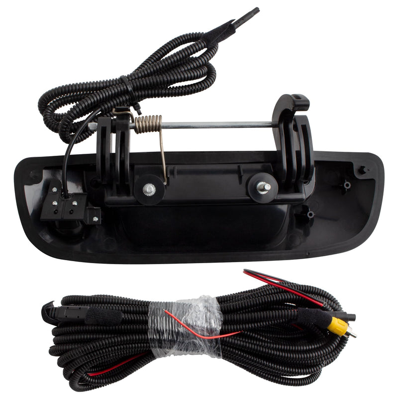 BOXI Rear View Backup Tailgate Handle Camera Fits for Dodge Ram 1500 2002-2008 / Ram 2500 2003-2009 / Ram 3500 2003-2009 / Replaces 80165 55276237AA