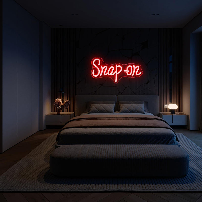 Snaps Tools Neon Sign, Dimmable Garage Shop Neon Light Sign Home Decor Wall Art Sign, 12.9 x 6.6 in, USB Powered for Garage Auto Repair Workshop Bar Beer Christmas Gifts
