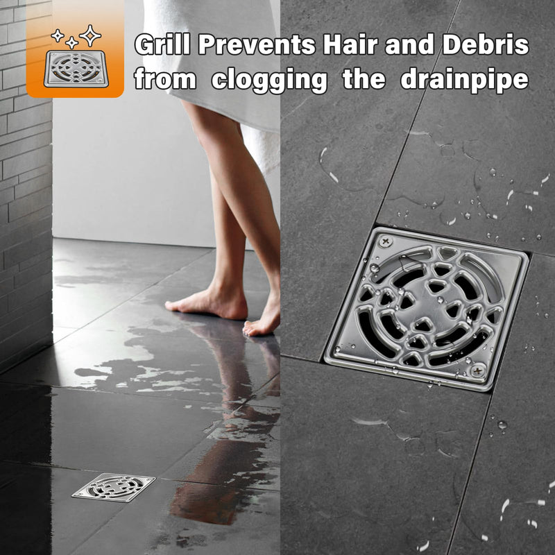 Shower Drain Kit with Integrated Bonding Flange