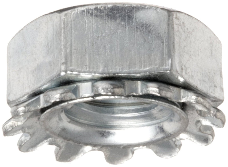 Steel Hex Nut, #4-40 Threads (Pack of 100) 0 inches