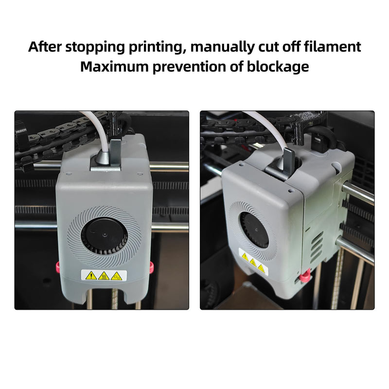 FYSETC Upgraded Filament Cutter for Adventure AD5M: 5M Pro Assembly Metal Aluminum Alloy Manual Smooth Cutting with Sharp Blades for Replace PETG ABS PLA CF-Carbon Not for AD5X 3D Printer