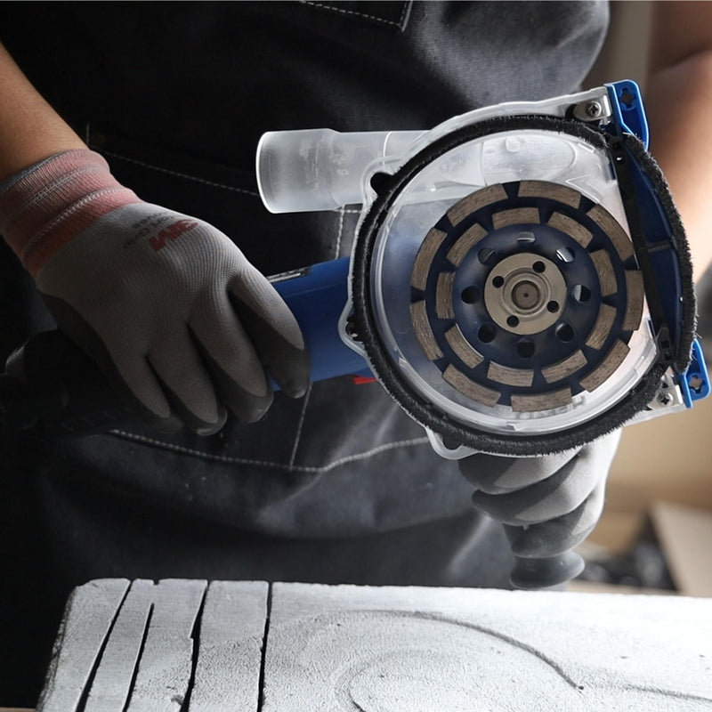 HERZO Diamond Concrete Grinding Wheel 4 1/2 inch,Angle Grinder Segment Wheels Cup for Polishing and Cleaning Stone Concrete Surface, Cement, Marble, Rock, Granite, and Thinset Removing 115mm