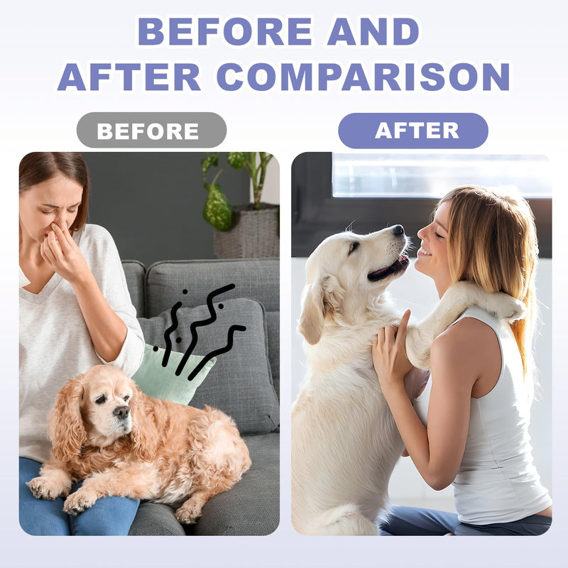 JoanofArc Pet Oral Spray, Teeth Cleaning Spray for Dogs and Cats, Pet Breath Freshener, Reduces Plaque Tartar Buildup, No Brushing, 30ml Each (2pcs)