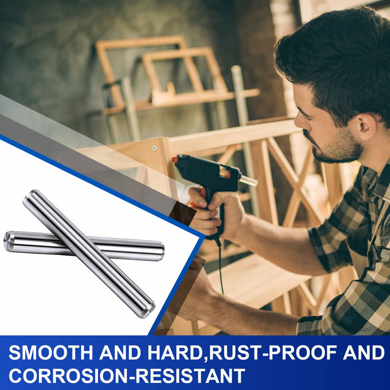 5 mm x 40 mm Shelf Brackets Pegs Shelves Dowel Pin Stainless Steel Shelf Pins Metal Bookshelf Pegs Support for Cabinet Furniture Fixing Component Position (32 Pcs) 32