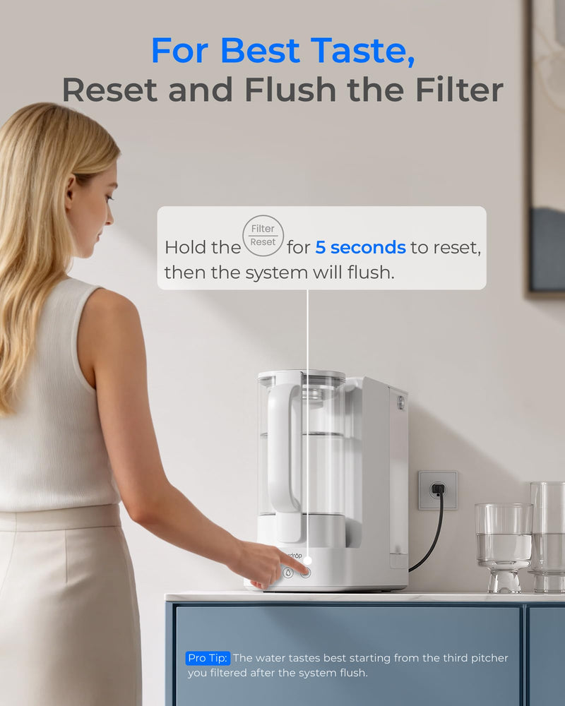 Waterdrop C2RFL Filter, Replacement for C2SL RO System, 1-Year Lifetime