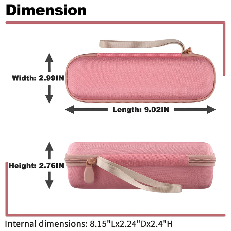 Hard Carrying Case for Dyson HushJet Mini Cool Fan, Pink Pink Case