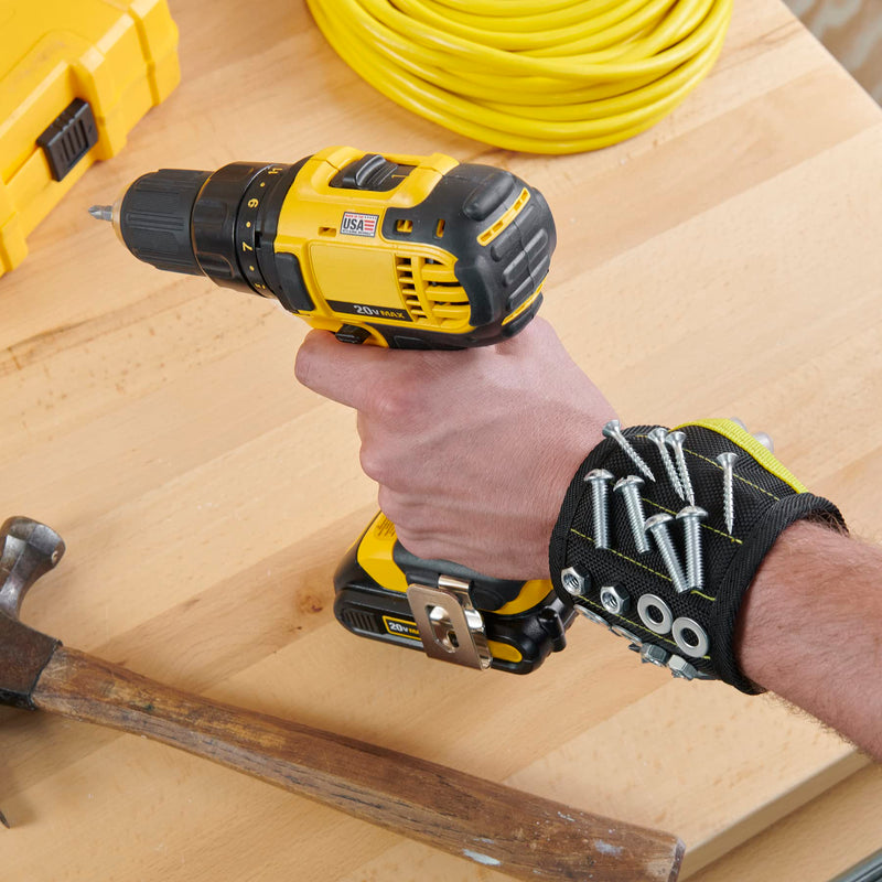 MagSnap Magnetic Wristband by Wrap-It Storage - Wrist Magnet Tool Belt and Screw Holder - Great Tool Gift for Dad