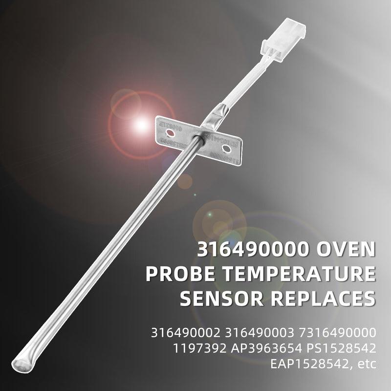 【Upgraded】 316490000 Oven Temperature Sensor Probe Replacement for Frigidaire Kenmore Ranges - 365 Days QA - by AMI PARTS