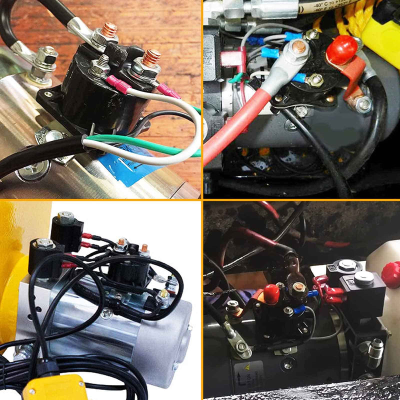 Dump Trailer Solenoid 12V 4 Terminal 100 Amp Intermittent Duty SAZ4201GJ 7522 SAZ-4201ER 070009 190107 KTI Unit KTI 391-2-C