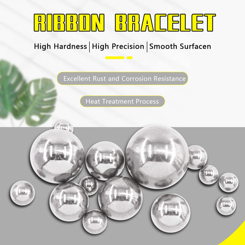 265 Pcs 12 Sizes Precision Chrome Steel Bearing Ball Assortment Kit with Storage Box 1/2'' 3/32’’ 1/8" 5/32" 3/16" 7/32" 1/4" 9/32" 5/16" 11/32" 3/8" 13/32" SAE 265