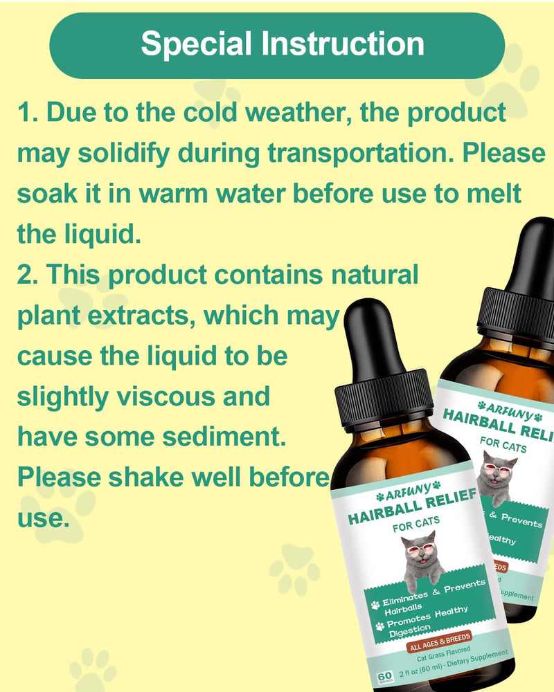 Hairball Treatment for Cats - Cat Hairball Remedy - with Natural Ingredients & Vitamins & Lysine for Cats - Support Immune System, Respiratory, Eye Health