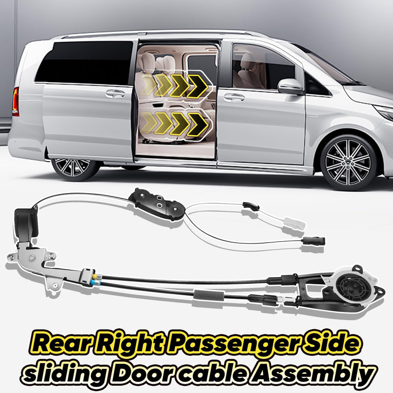 85015-08011 Power Slide Sliding Door Cable Assembly Sub-Assembly Fit for Toyota Sienna 2011-2020 Right Passenger Side 85015-08010 85015-08011