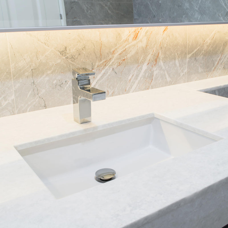 Westbrass D410A-05 Euro Mushroom Lavatory Drain with Overflow Holes - Exposed, Polished Nickel