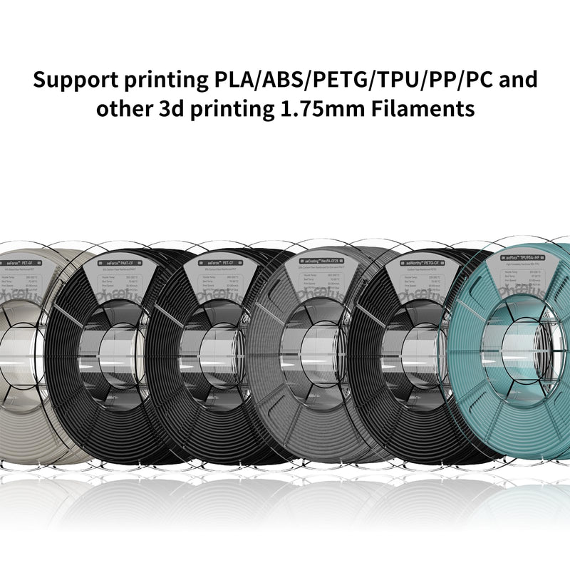 3D Printer Accessories for Phaetus Conch Hotend Plus Kit for P1P P1S: High Flow Extruder Print Head Heating Block Thermistor Replacement with 0.4mm Silicon Carbide Nozzle Silicone Sock